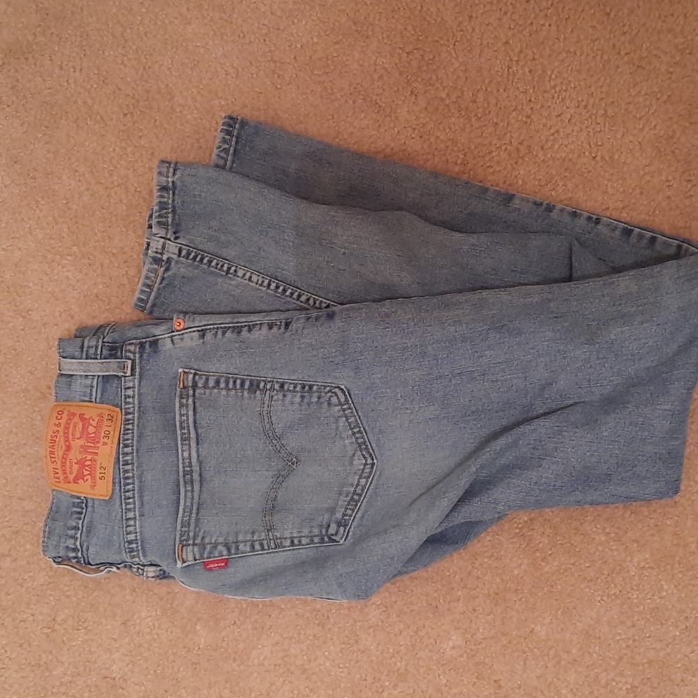 Levi Stauss Blue Jeans 30" X 32"